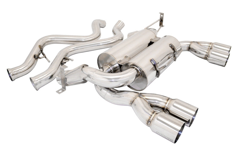 Supremo Exhaust System for BMW E92 M3 08-13 - Stainless Rolled Tips - MR-ABE-BE92M3