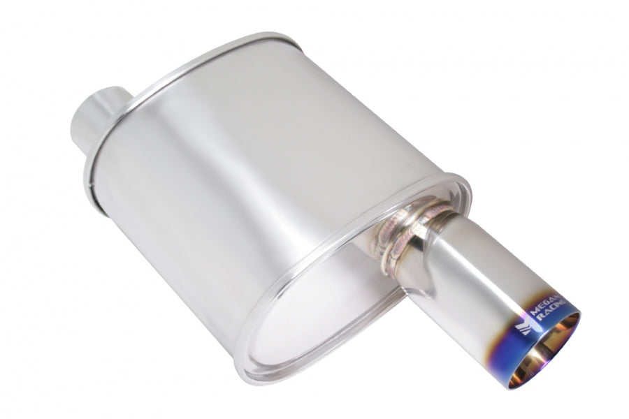 Universal Exhaust F-RT Turbo Burnt Tip Muffler - MR-MU-FRT-T-VO