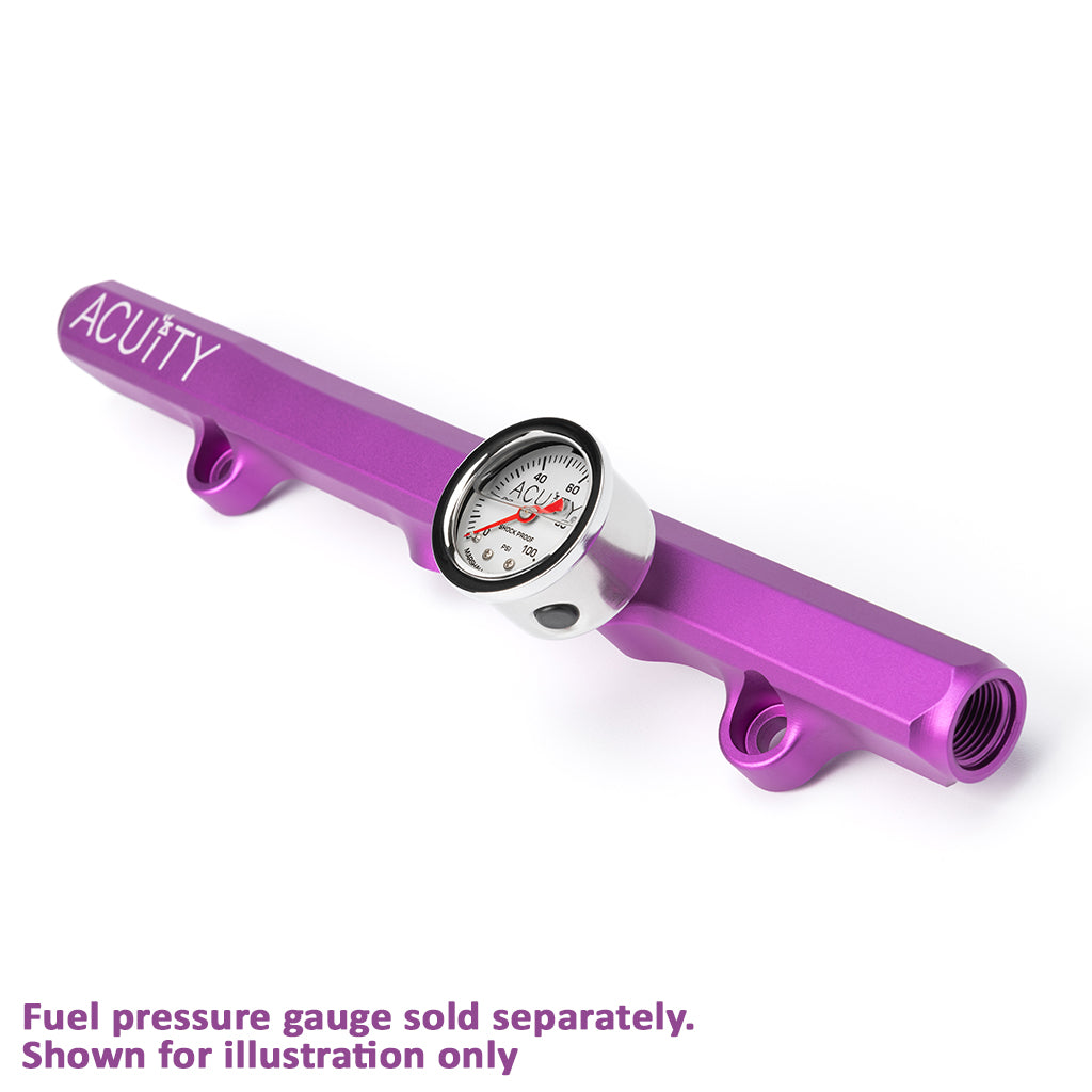 ACUITY Instruments K-Series Fuel Rail in Satin Purple Finish