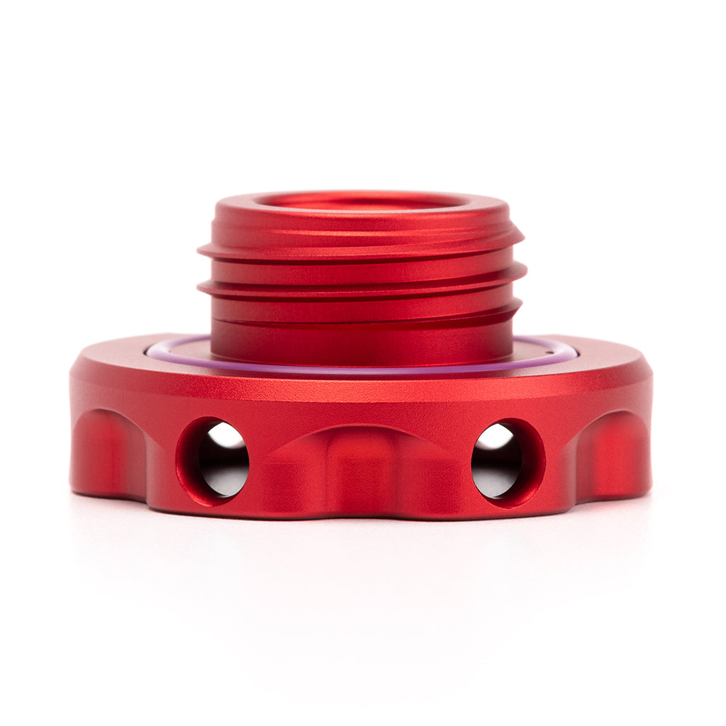 ACUITY Instruments Podium Oil Cap in Satin Red for Hondas/Acuras