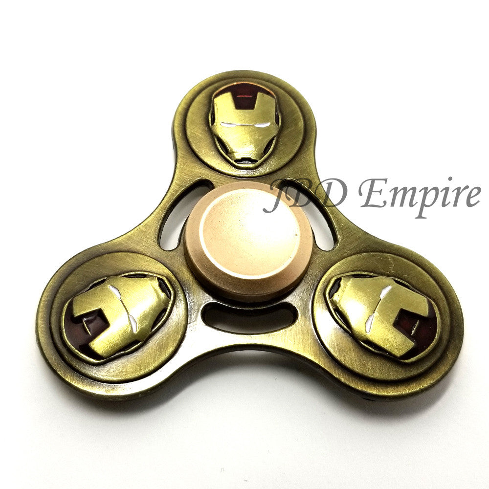 JBD Iron Man , Anti-Anxiety Fidget Spinner Toy Helps Focusings EDC Focus Toy for Kids & Adults - Stress Reducer Reliever ADHD Anxiety and Boredom