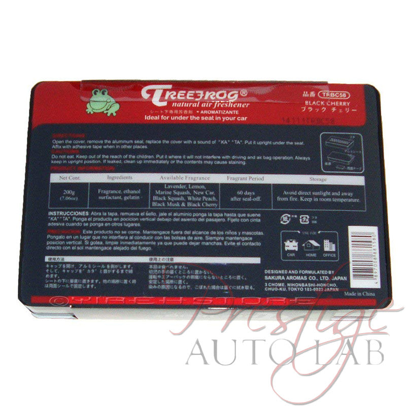 Treefrog Natural Air Freshener TRBC58 Black Cherry Scent - 3 Pack