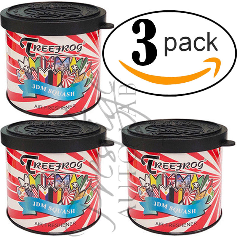 3-Pack TREEFROG JDM Products Tree Frog SQUASH Scent Air Freshener - JDM SQUASH