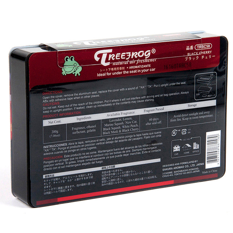 Treefrog Natural Air Freshener TRBC58 Black Cherry Scent