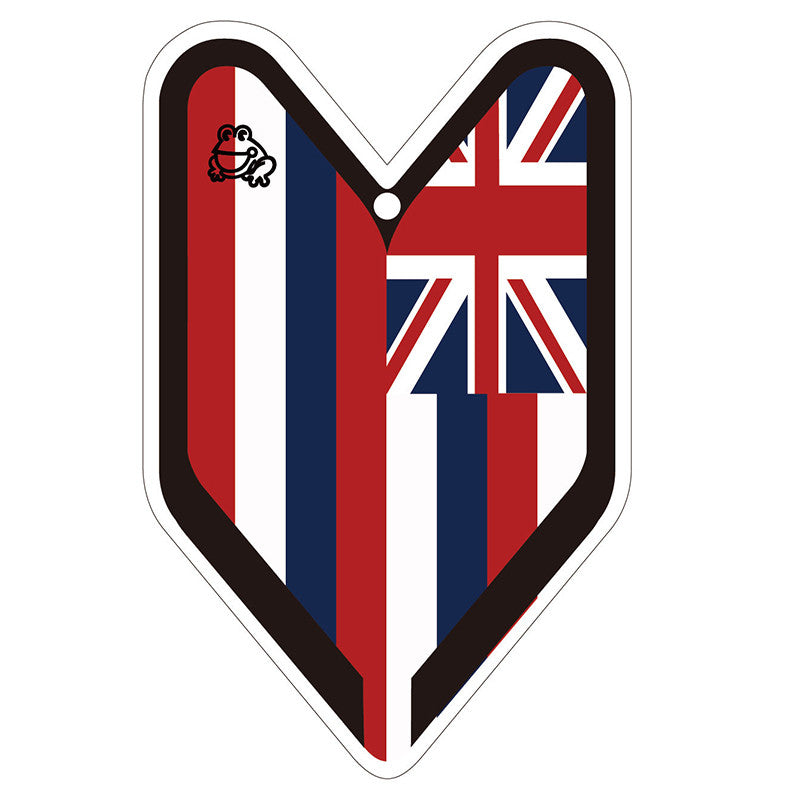 Tree frog Young Leaf Squash X Scent Hawaii Flag JDM Air Freshener Treefrog - Squash X