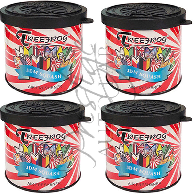 4-Pack TREEFROG JDM Products Tree Frog SQUASH Scent Air Freshener - JDM SQUASH