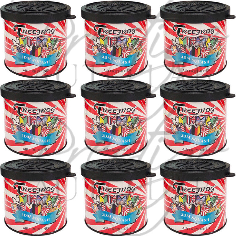 9-Pack TREEFROG JDM Products Tree Frog SQUASH Scent Air Freshener - JDM SQUASH