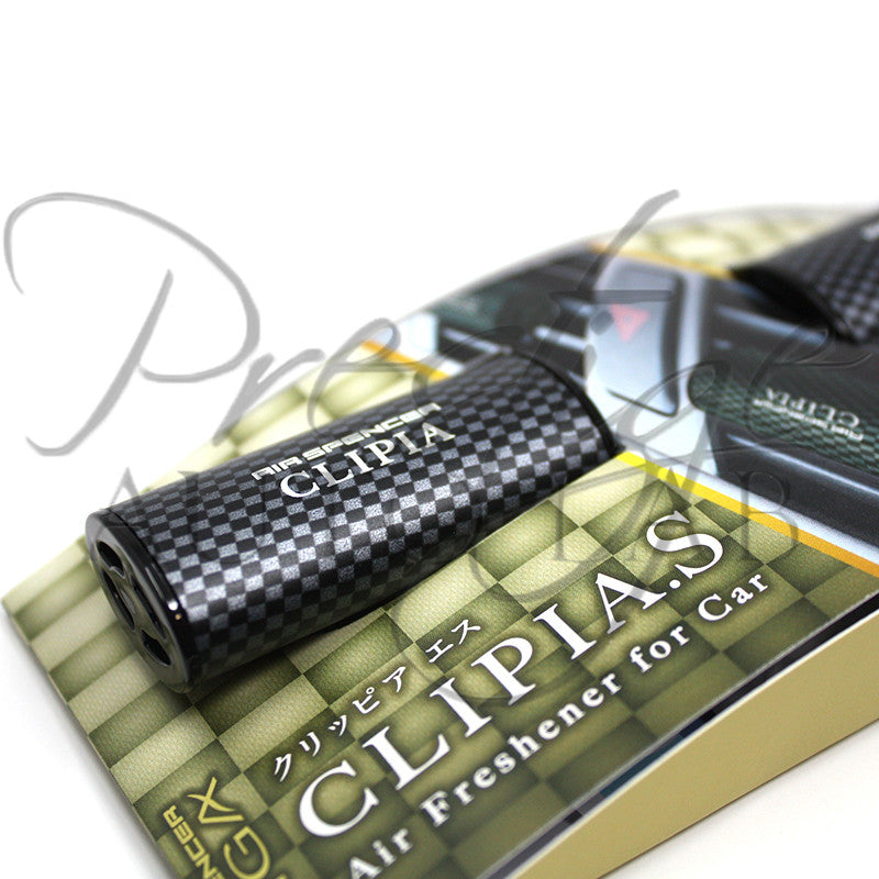 Air Spencer Giga Clip CLIPIA II / 2 Car Air Freshener Carbon Fiber- Relax Shampoo (Q71)