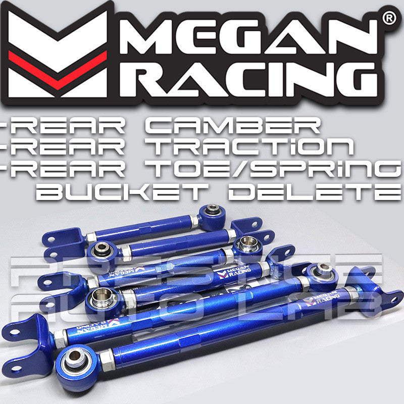 Megan Racing Adjustable Rear Lower Toe Arms Kit For Nissan 350Z 2003 - –  Prestige Auto Lab