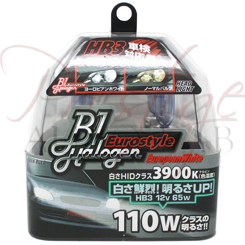 Polarg HB3 9005 Euro Style European White 3900k Halogen Bulbs - Made in Japan