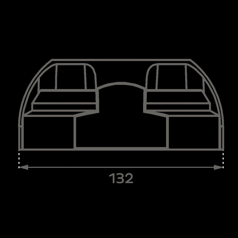 Apollo 2.0 Chrome HID Retrofit Projector Shroud W/ Centric Ring Fit 2.5" & 3" - Black