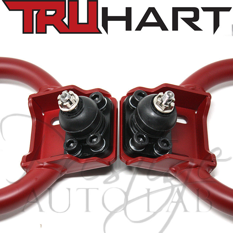 TruHart Front Adjustable Upper Camber Control Arms with Bushing Kit for Civic 1992-1995 / Integra 1994-2001