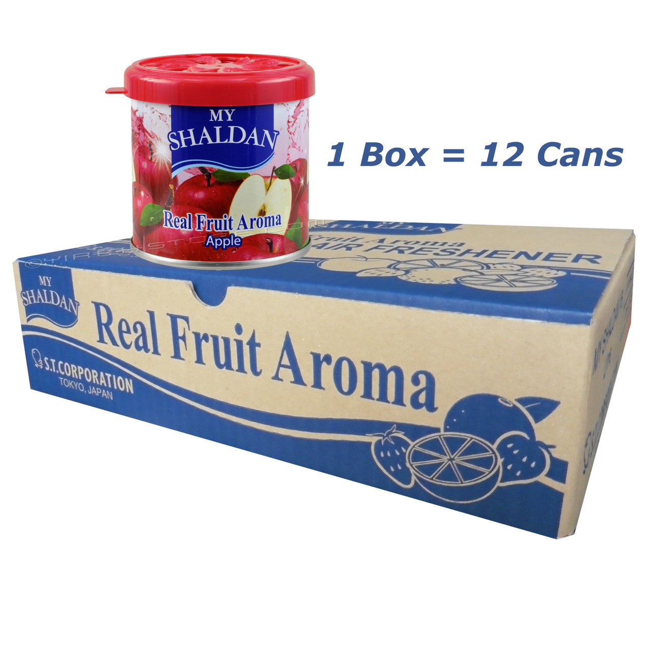 My Shaldan Air Freshener V8 Original Formula, Apple Scent, 12 cans