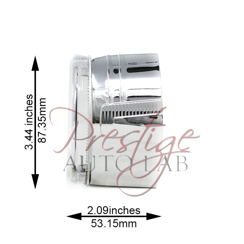 X5-R Square LED Halo Ring Shrouds for 2.5" Xenon Projector Lens bi-xenon