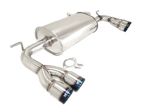 Megan Racing Burnt Rolled Tips Axle-Back Exhaust For Hyundai Genesis Coupe 2009 - 2012