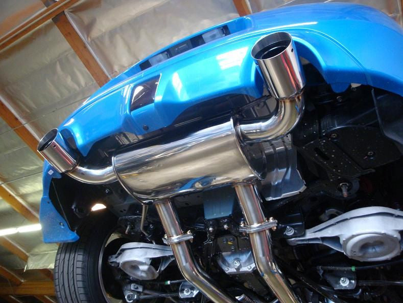 Megan Racing Stainless Steel Tips OE-RS Exhaust Kit For Nissan 370Z 2009 - 2013