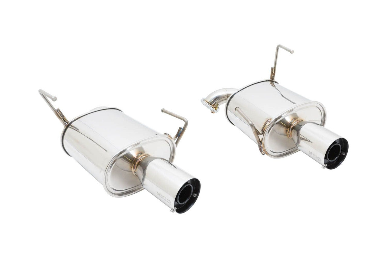 Megan Racing Stainless Tips Axle-Back Exhaust For Subaru Impreza WRX Sedan 2008 - 2010