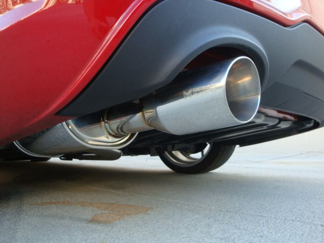 Megan Racing Burnt Rolled Tip Axle-Back Exhaust For Mercedes-Benz C250 Sedan 2012 - 2014