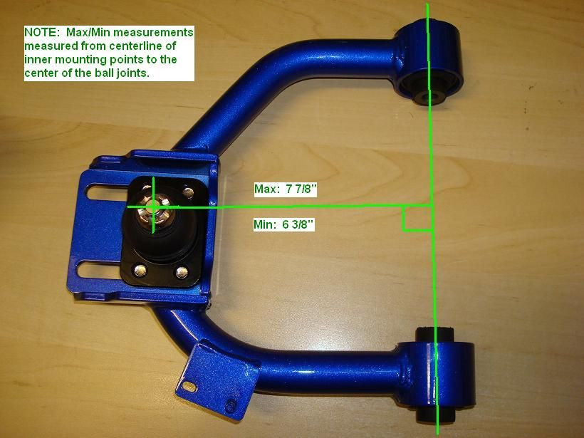 Megan Racing Front Upper Camber Arms Kit For Acura TSX 2004 - 2008 Accord