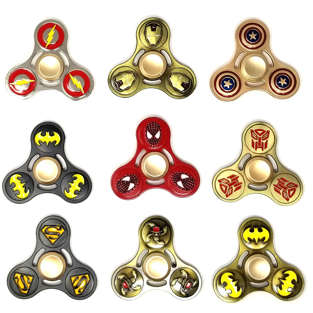 New Marvel Superman Fidget Spinner. Metal Alloy