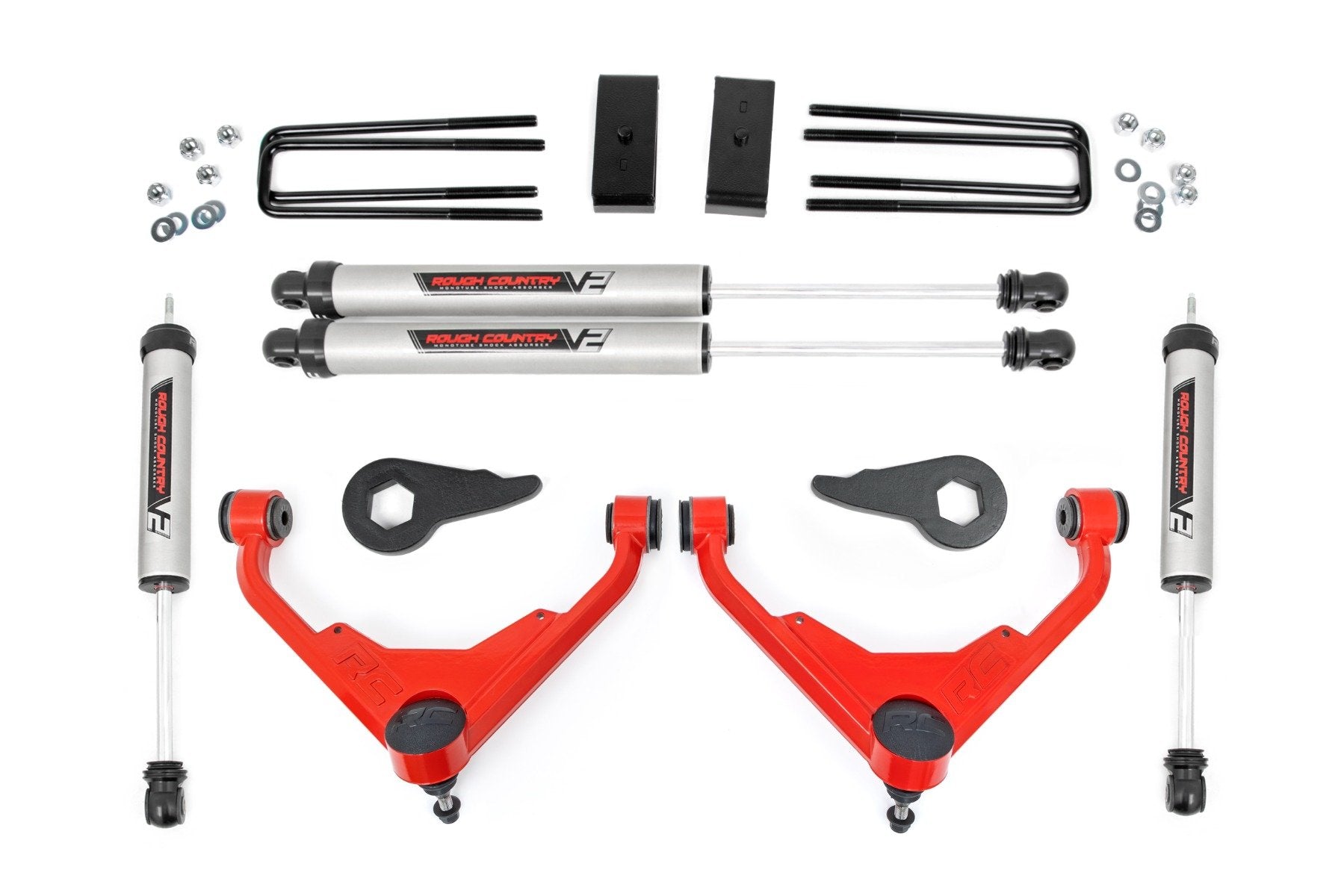 3 Inch Lift Kit | FT Code | V2 | Chevy/GMC Sierra/Silverado 2500 HD Suburban/Yukon XL 2500 (01-10)