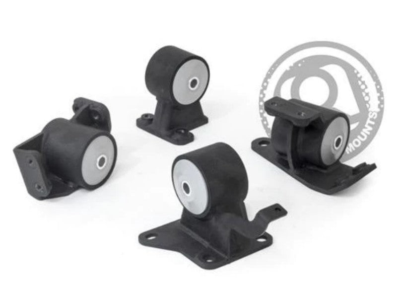 Innovative 90-99 Toyota MR2 5S/3S Black Steel Mounts 60A Bushings