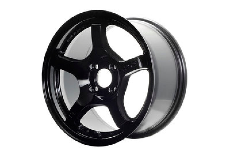 Gram Lights 57CR 18x9.5 +22 5x114.3 Gloss Black Wheel