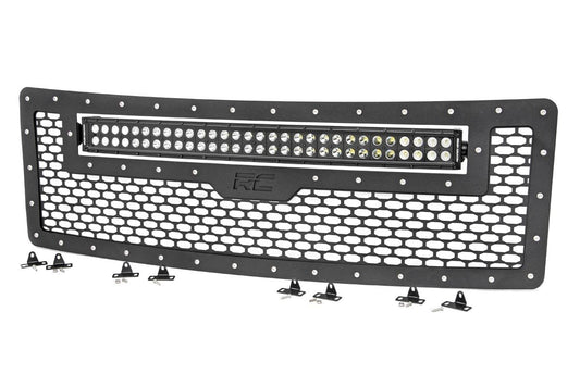 Mesh Grille | 30" Dual Row LED | Black | Ford F-150 2WD/4WD (09-14)