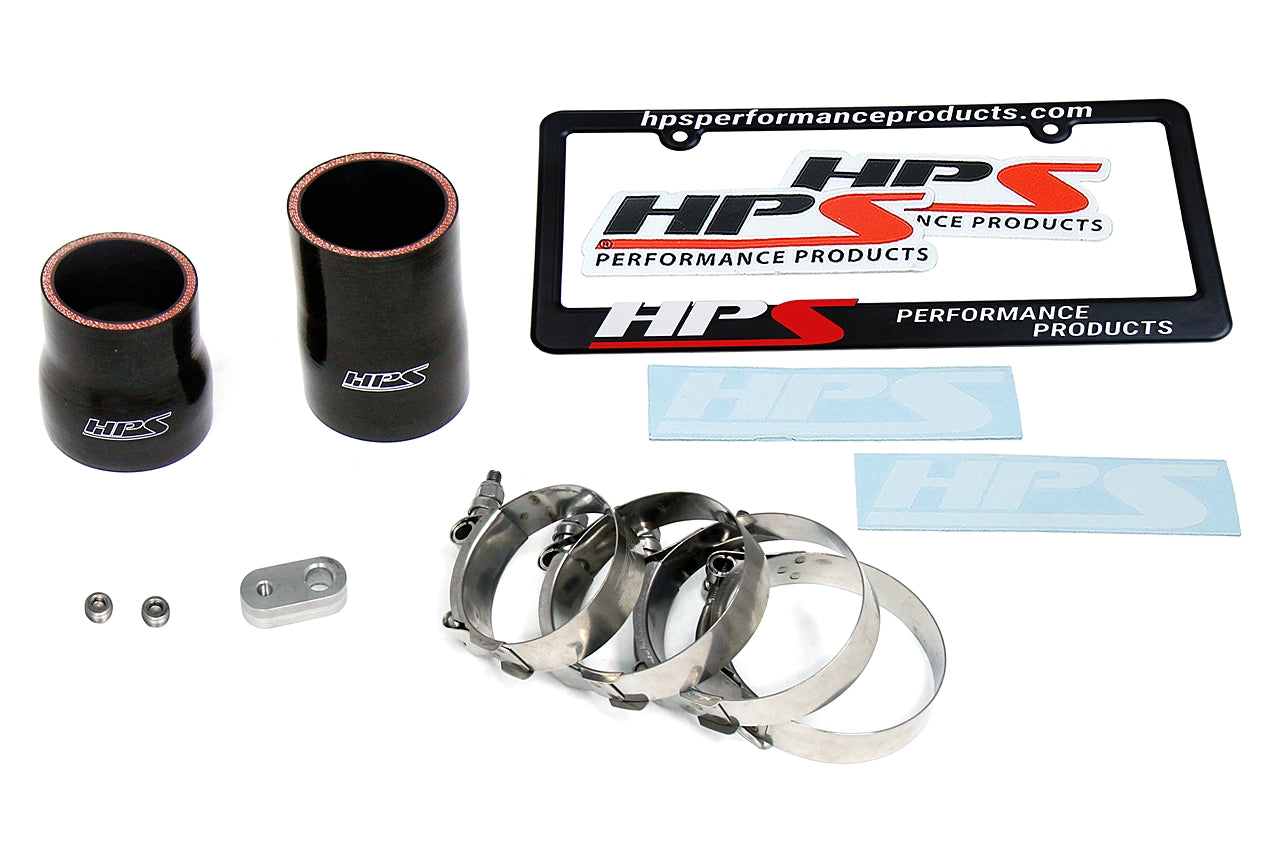 HPS Performance Intercooler Charge Pipe Kit (Cold Side), Blue, 17-122BL
