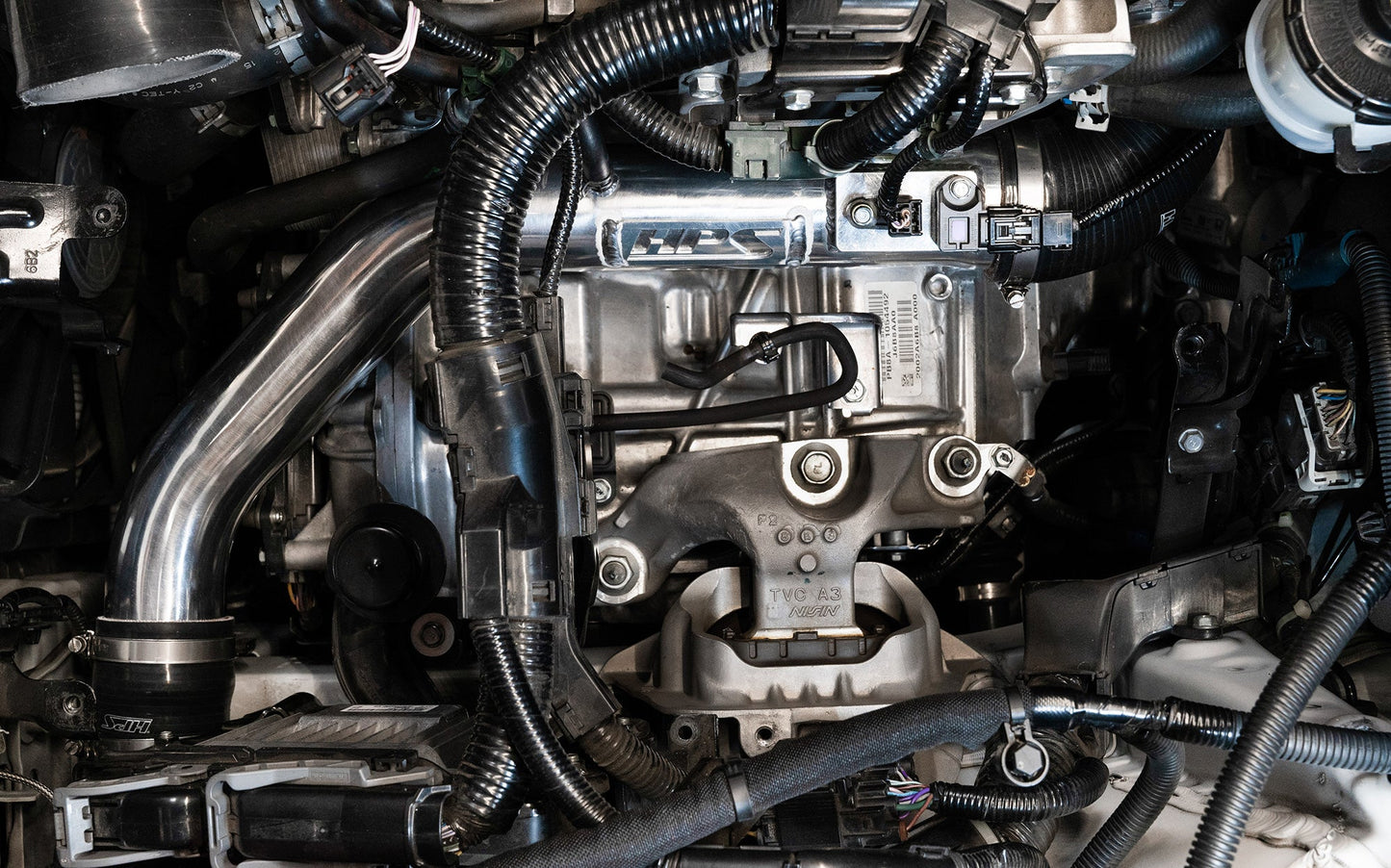 HPS Performance Upper Intercooler Charge Pipe Kit (Cold Side), Red, 17-124R