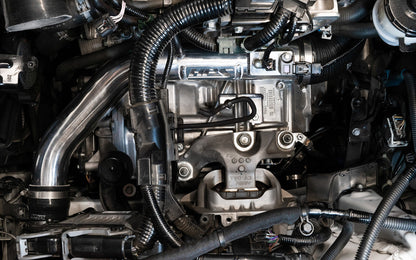 HPS Performance Upper Intercooler Charge Pipe Kit (Cold Side), Red, 17-124R