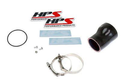 HPS Performance Intercooler Charge Pipe Kit (Cold Side), Black, 17-127WB