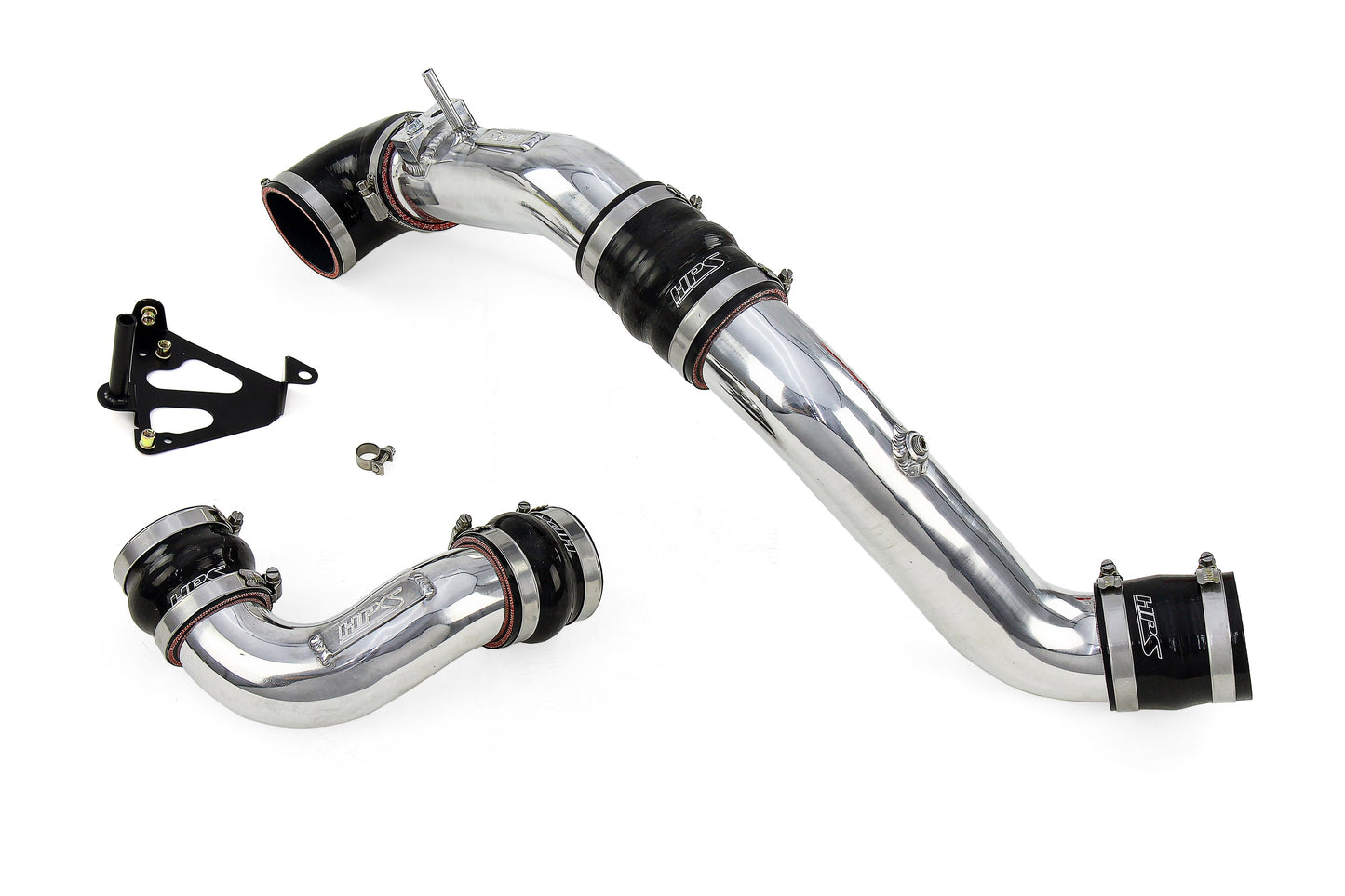 HPS Performance Intercooler Charge Pipe Kit Cold and Hot Side Polished 17-133P