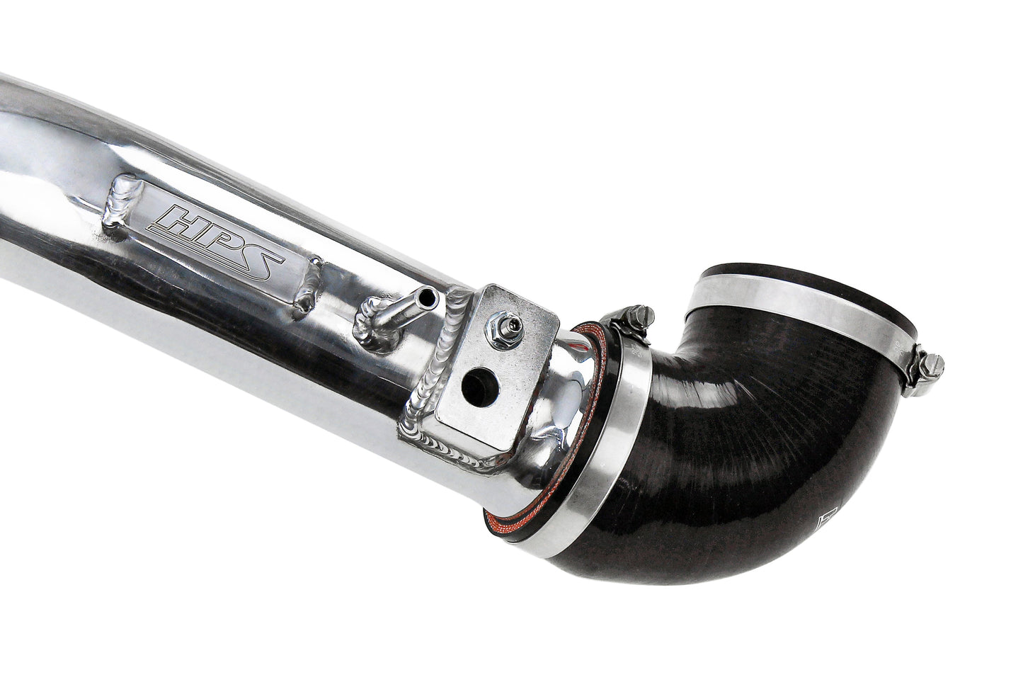HPS Performance Intercooler Charge Pipe Kit (Cold and Hot Side), Black, 17-133WB