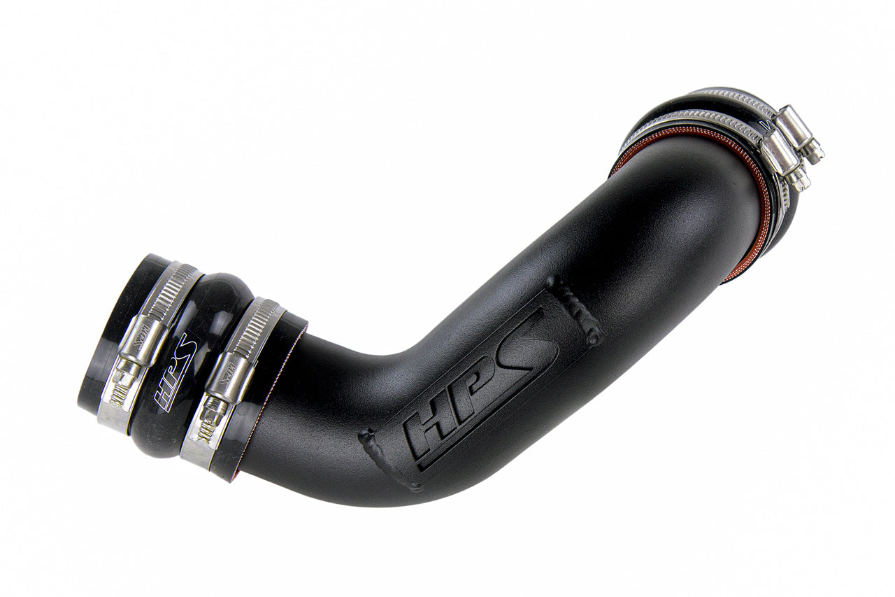 HPS Performance Intercooler Charge Pipe Kit Hot Side Black 17-135WB
