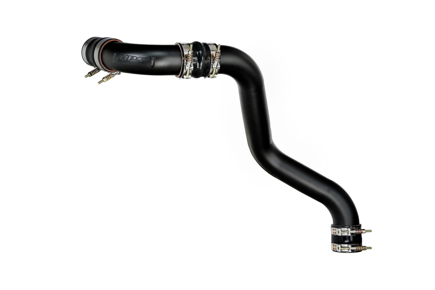HPS Performance Intercooler Charge Pipe Kit Hot Side Black 17-146WB