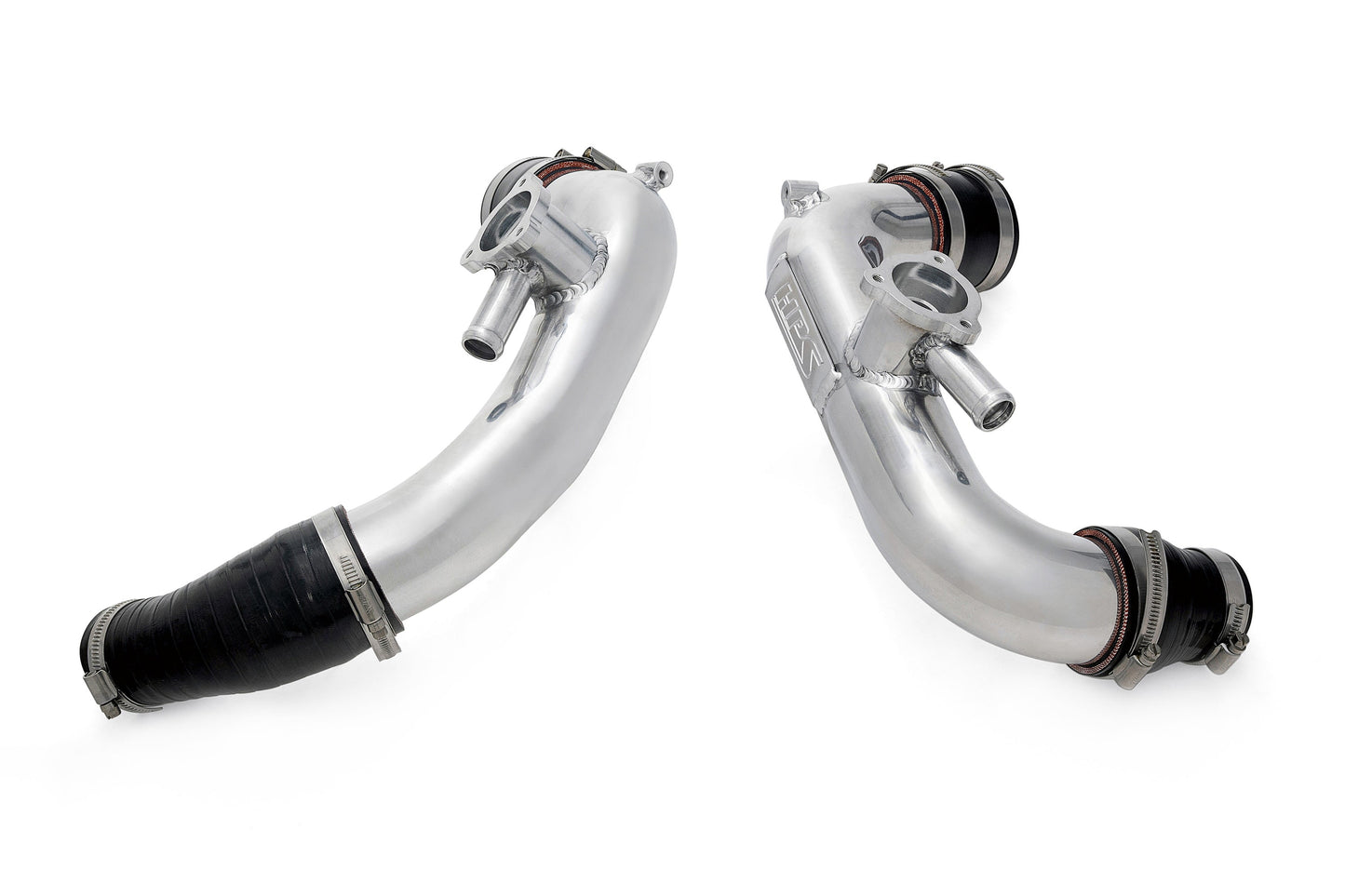 HPS Performance Intercooler Charge Pipe Kit (Hot Side), Polished, 17-148P