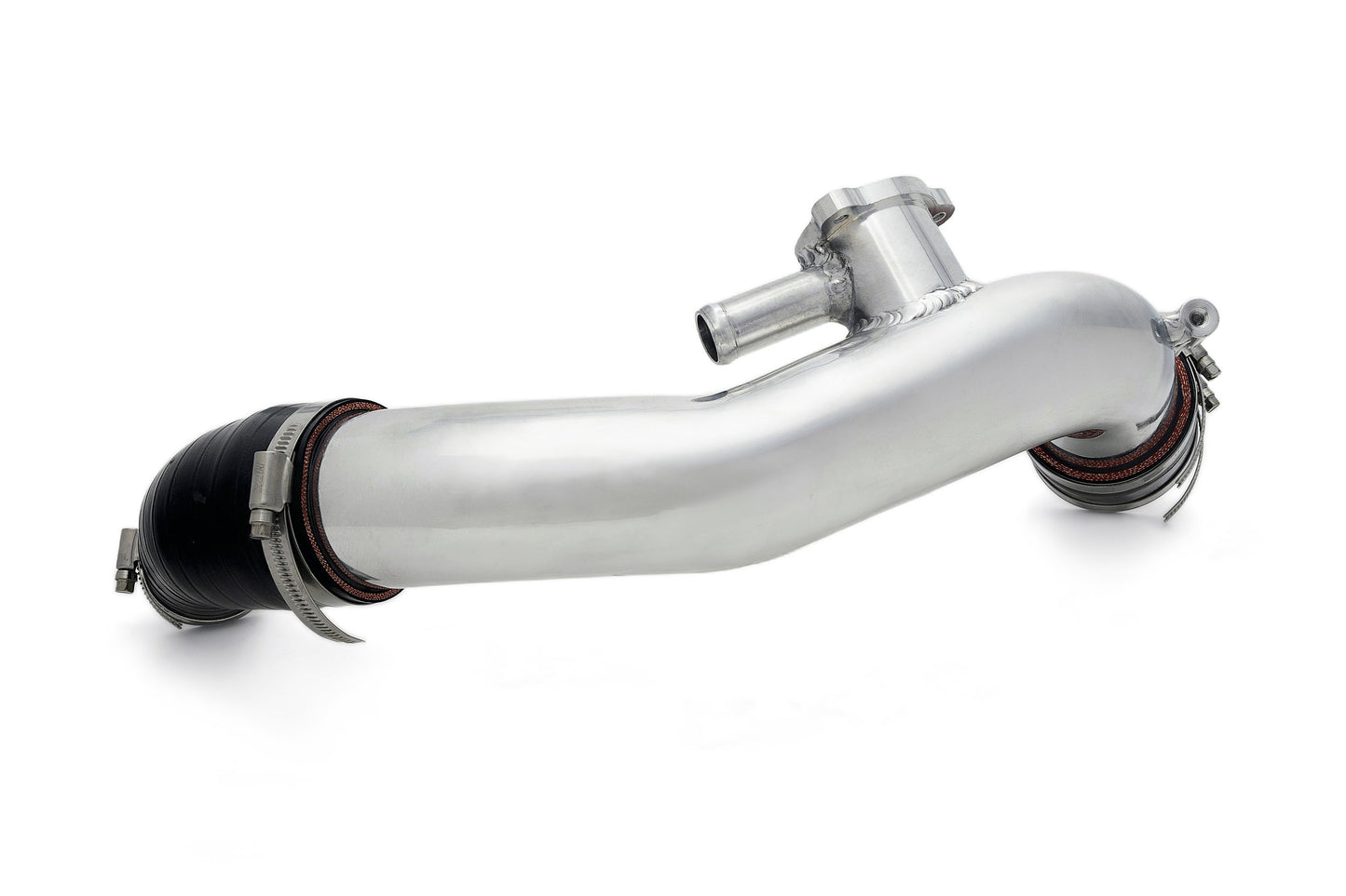 HPS Performance Intercooler Charge Pipe Kit (Hot Side), Polished, 17-148P