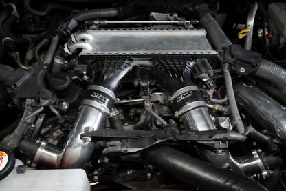 HPS Performance Intercooler Charge Pipe Kit (Hot Side), Polished, 17-148P