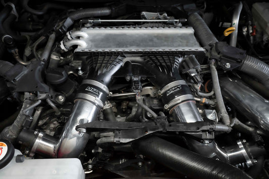 HPS Performance Intercooler Charge Pipe Kit (Hot Side), Polished, 17-148P