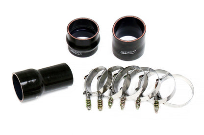 HPS Performance Stainless Steel Intercooler Charge Pipe Kit (Hot Side), Red, 17-149R