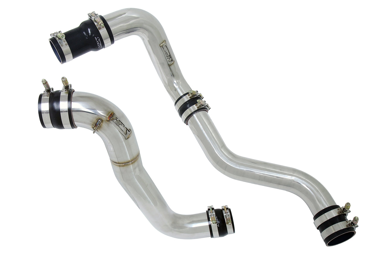 HPS Performance Stainless Steel Intercooler Charge Pipe Kit Cold and Hot Side Polished 17-150P
