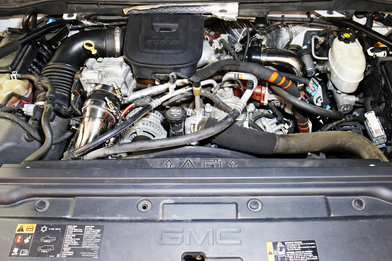 HPS Performance Stainless Steel Intercooler Charge Pipe Kit (Cold and Hot Side), Black, 17-150WB