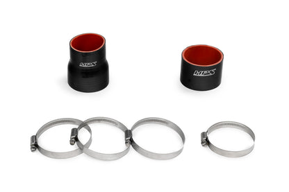 HPS Performance Intercooler Cold Side Charge Pipe Turbo Elbow, Black, 17-151WB