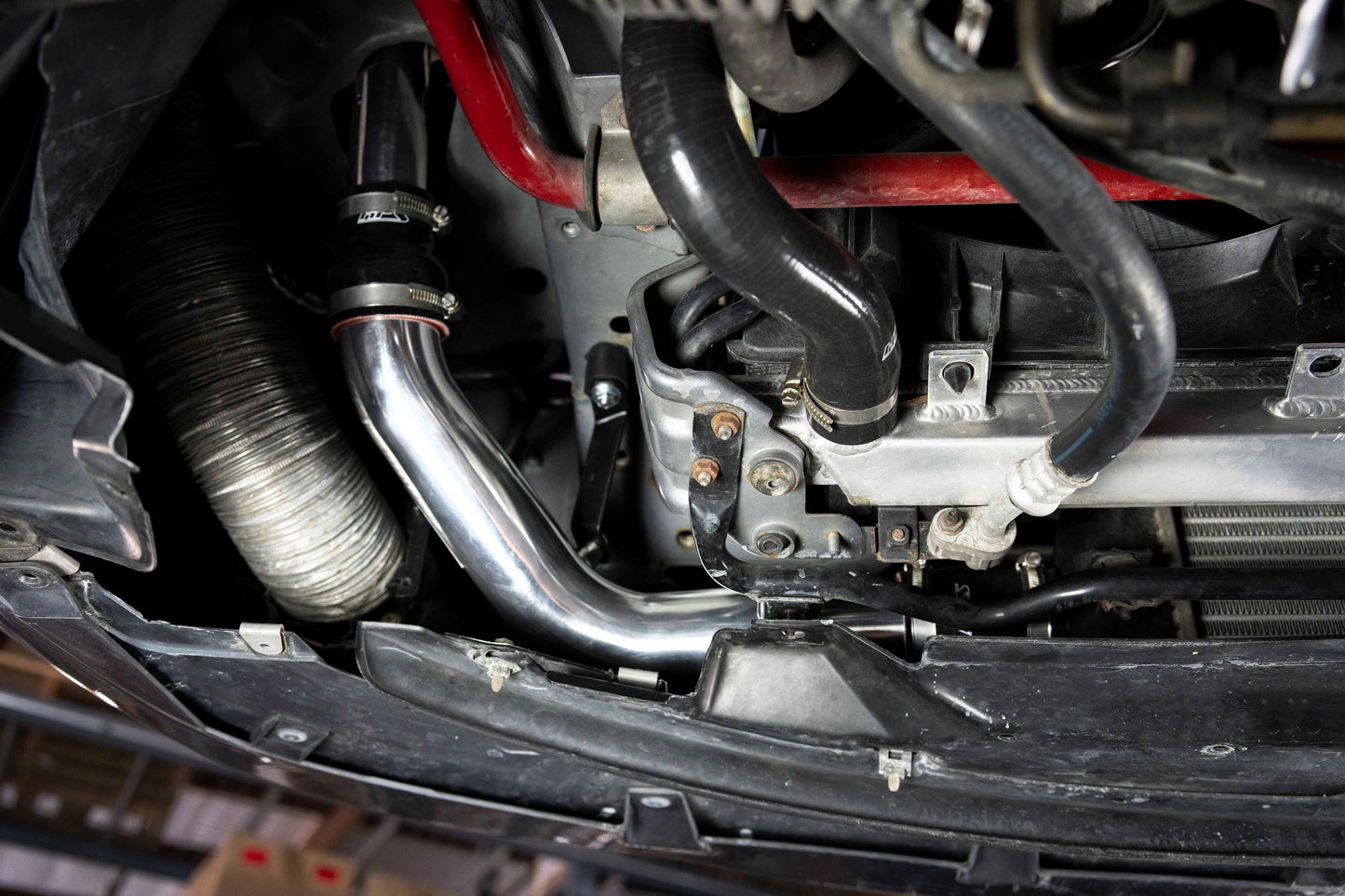 HPS Performance Intercooler Lower Hot Side and Cold Side Charge Pipe, Black, 17-152WB