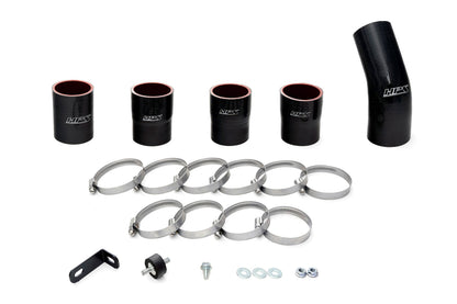 HPS Performance Intercooler Charge Pipe Kit (Cold and Hot Side), Black, 17-153WB