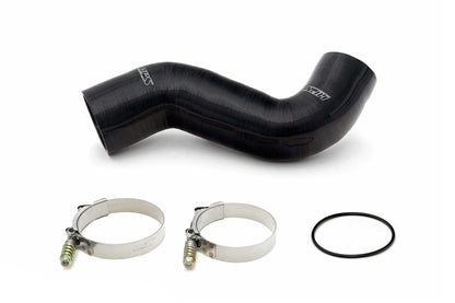 HPS Cold Side Charge Pipe with CAC Hose Intercooler Boot, Black, 17-155WB