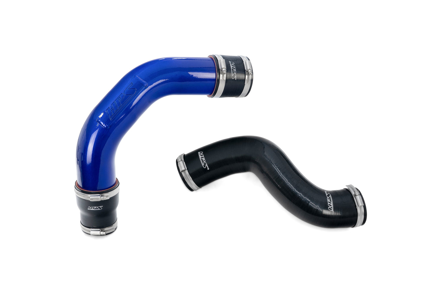HPS Intercooler Charge Pipe Cold and Hot Side Blue 17-164BL