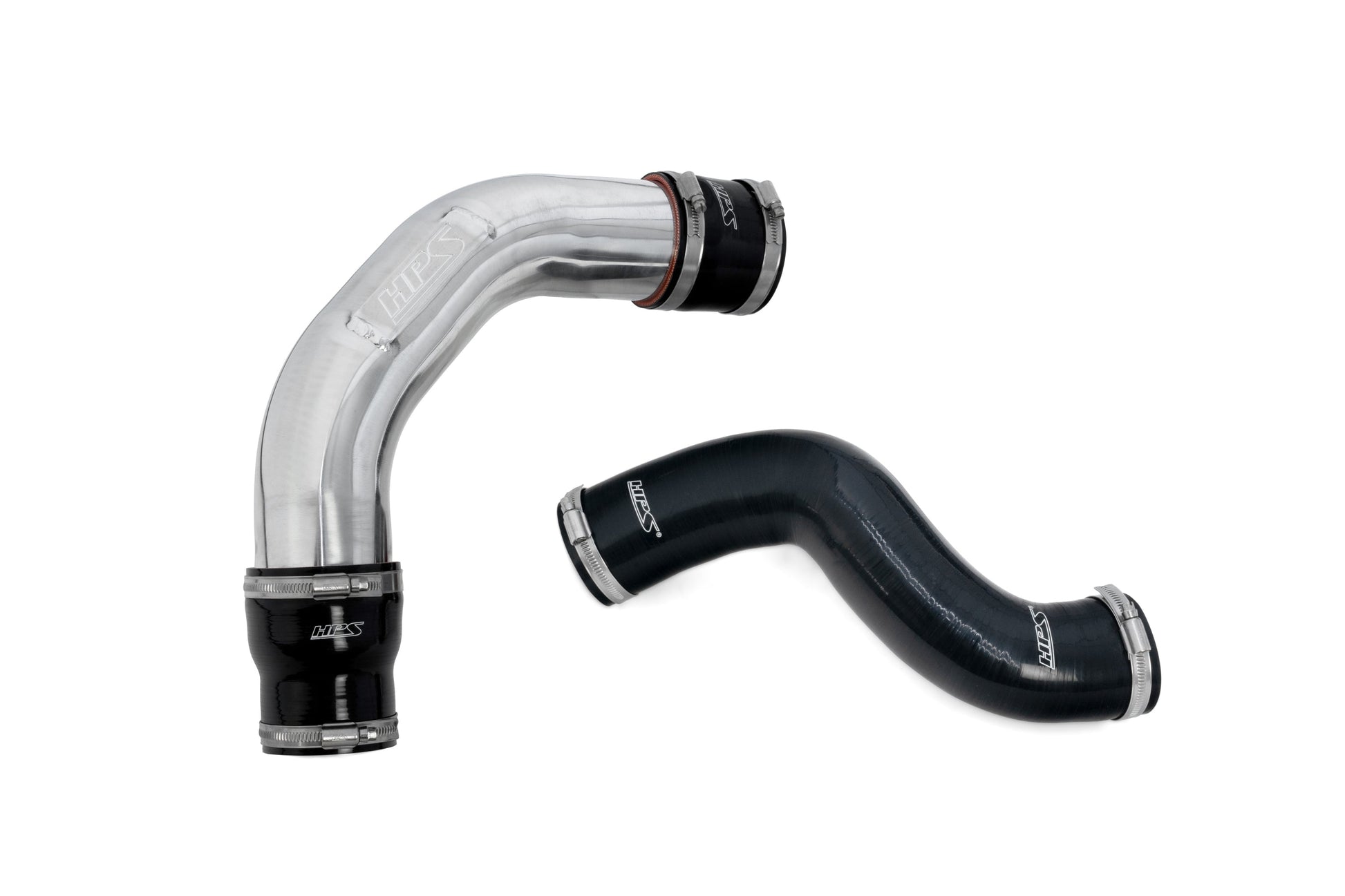 HPS Intercooler Charge Pipe Cold and Hot Side Polished 17-164P