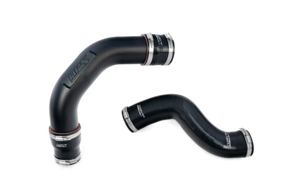 HPS Intercooler Charge Pipe Cold and Hot Side Black 17-164WB